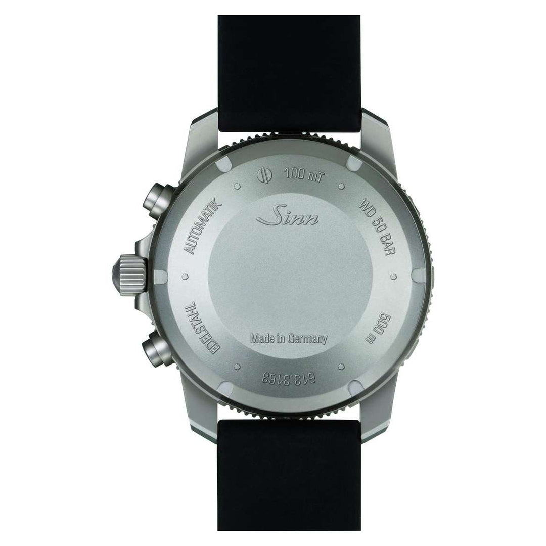 Sinn 613 St 41mm Black Dial Black Strap