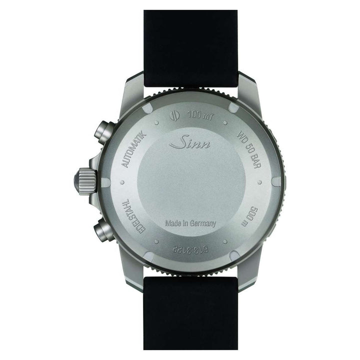 Sinn 613 St UTC 41mm Black Dial Black Strap
