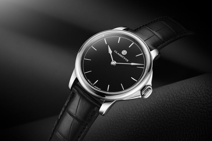 Tutima Patria 41mm Black Dial Black Alligator Strap