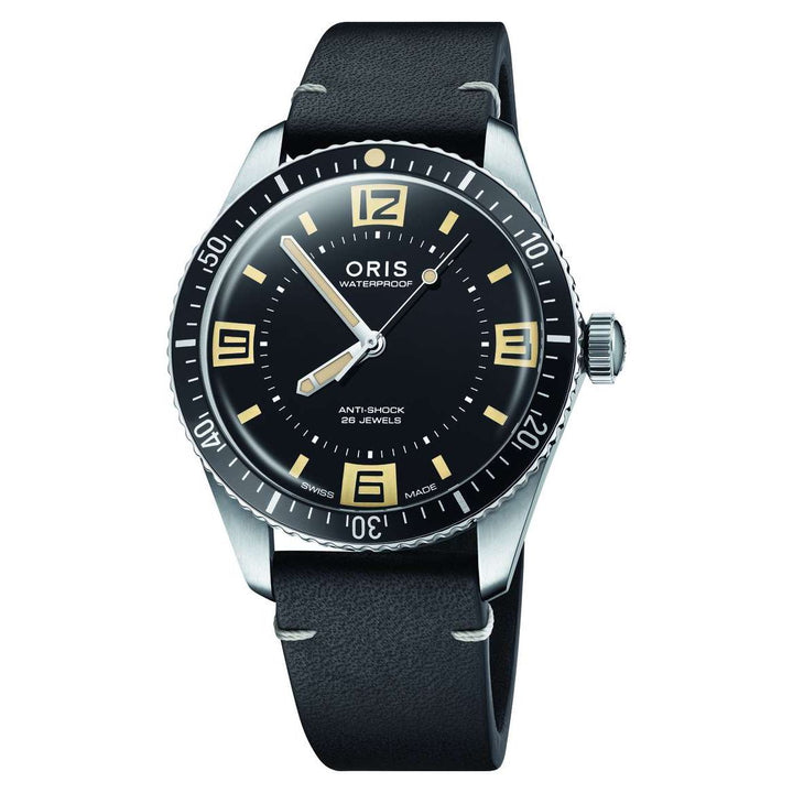 Oris Divers 60th Anniversary Edition 40mm Black Dial Silver Black Steel Bracelet