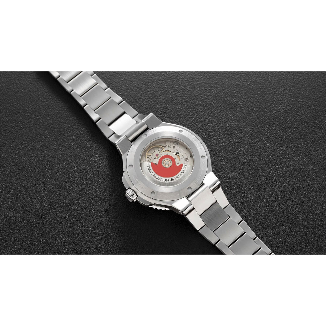 Oris Aquis 41.5mm Black Dial Silver Steel Bracelet