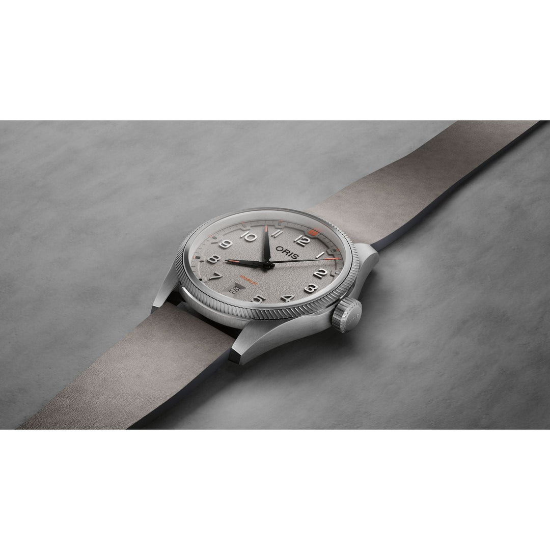 Oris Propilot 41mm Chalk Dial Chalk Strap