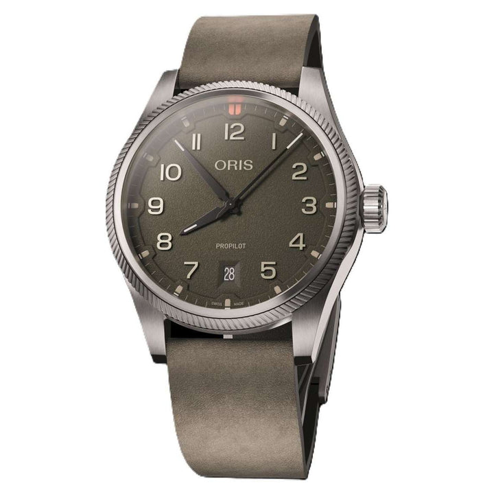 Oris Propilot 41mm Moss Dial Moss Strap