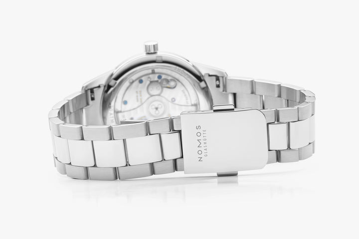 NOMOS Club 37mm PVD coated, petrol green, sunburst decoration Dial Grey Bracelet Club Sport, with quick-change spring bars Strap
