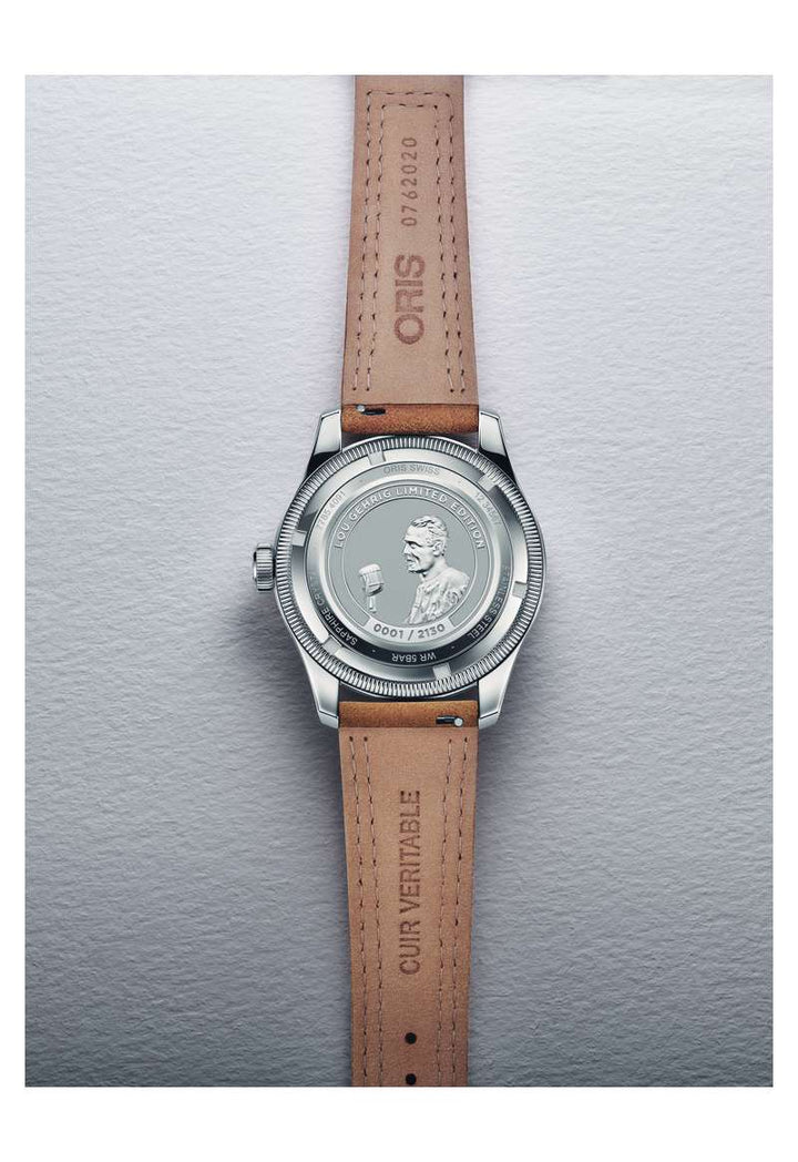 Oris Big Crown 40mm Silver Dial Brown Calf Strap