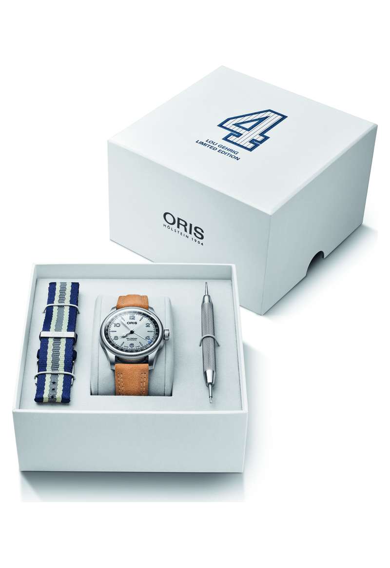 Oris Big Crown 40mm Silver Dial Brown Calf Strap