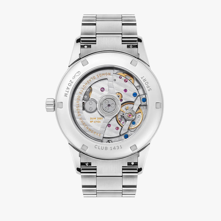 NOMOS Club 39.5mm Smoke Dial Grey Stainless steel Club Sport bracelet Strap