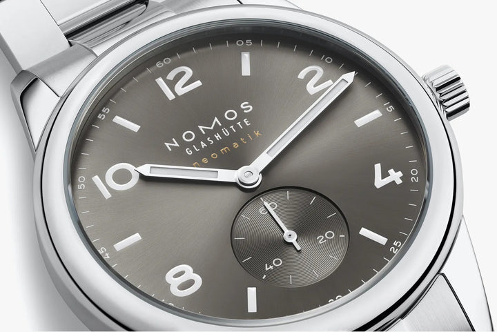 NOMOS Club 39.5mm Smoke Dial Grey Stainless steel Club Sport bracelet Strap