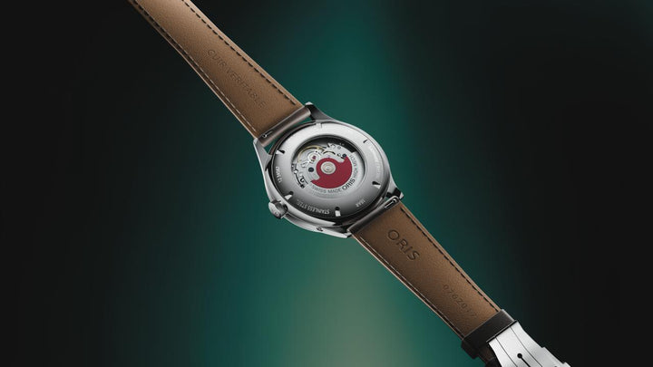 Oris Artelier Complication 39.5mm White Dial Black Leather Strap