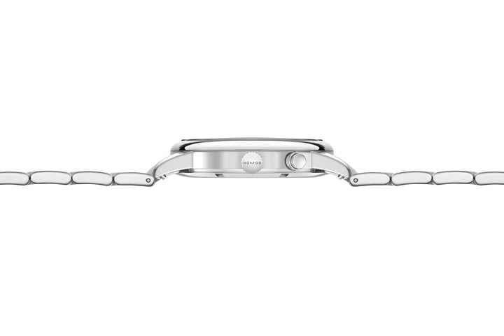 NOMOS Club 40mm Galvanized, blue, sunburst decoration Dial Grey Bracelet Club Sport, with quick-change spring bars Strap