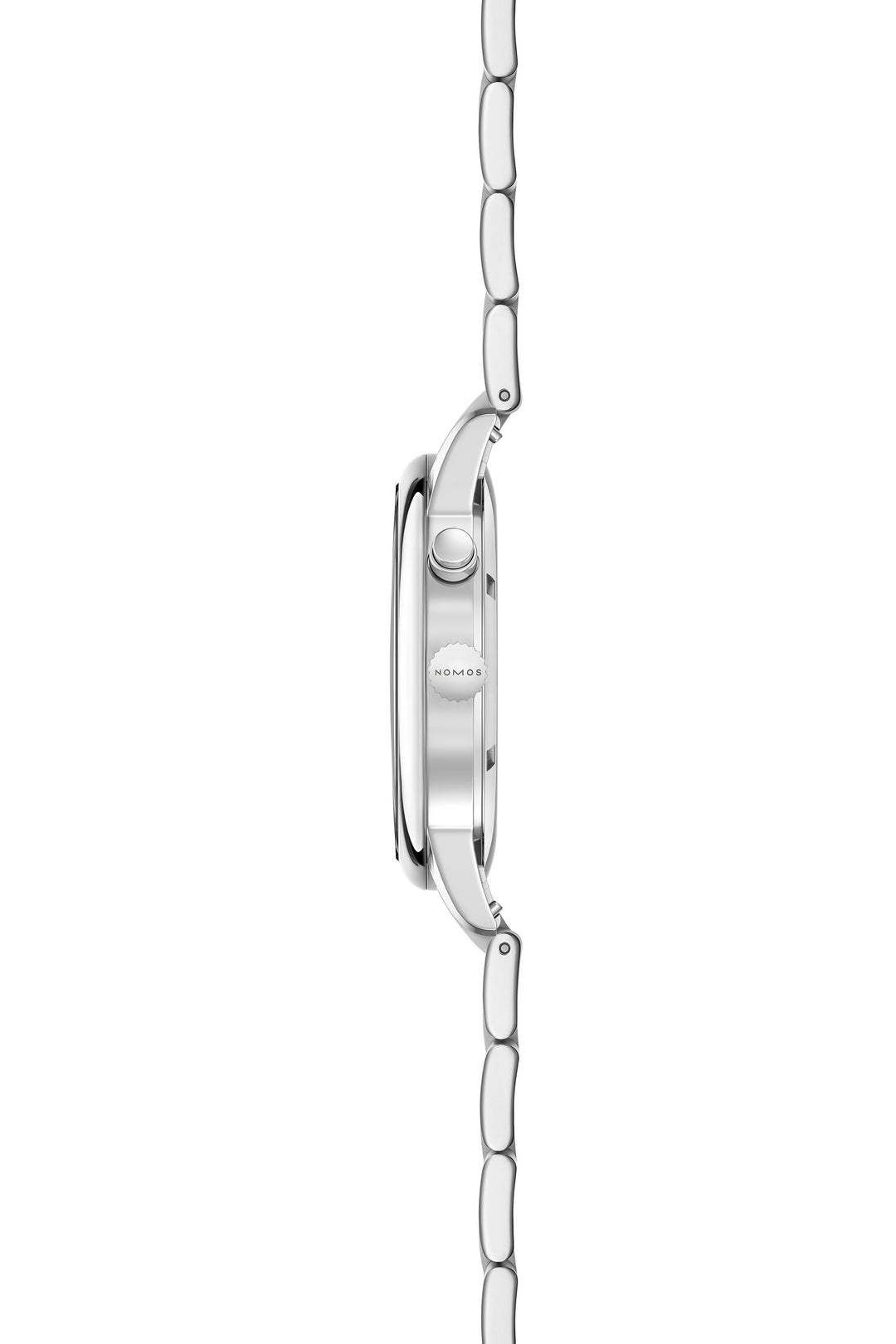 NOMOS Club 40mm Galvanized, white silver-plated Dial Grey Bracelet Club Sport, with quick-change spring bars Strap