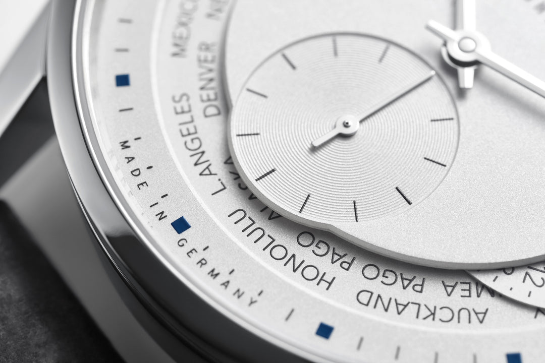 NOMOS Zürich 39.9mm Galvanized, white silver-plated Dial Black Horween Genuine Shell Cordovan Strap