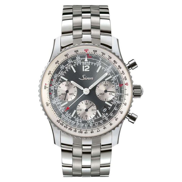 Sinn 903 St II A 41mm Anthracite Dial Silver Steel Bracelet