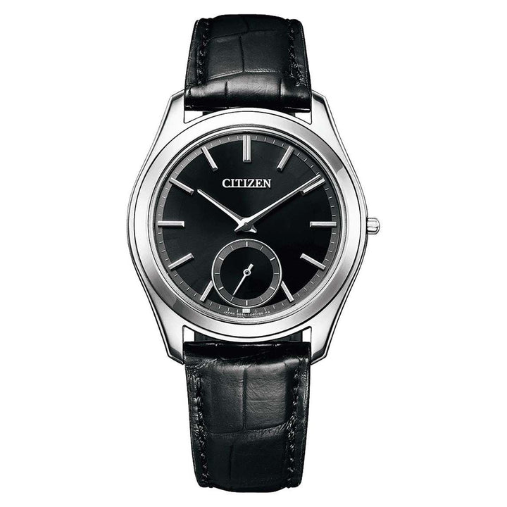 Citizen Eco-Drive One 36.6mm Black Dial Black Strap