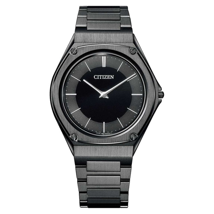 Citizen Eco-Drive One 38mm Black Dial Black Strap