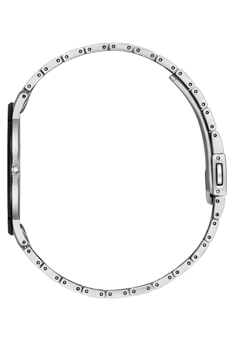 Citizen Eco-Drive One 39mm Black Dial Silver Strap