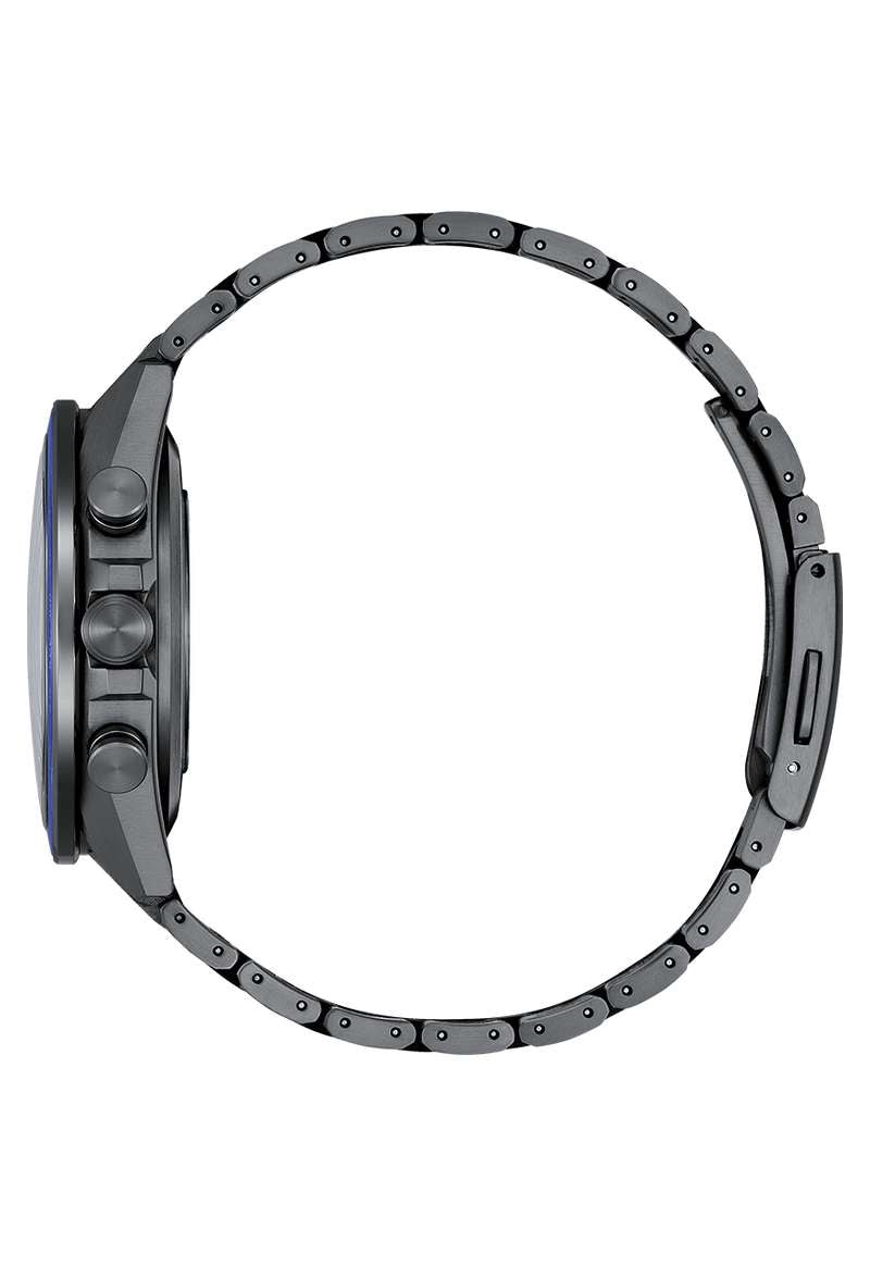 Citizen Attesa 44.6mm Purple Dial Black Strap – Primo City Chain
