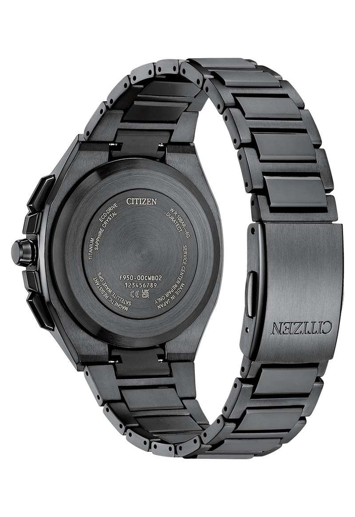 Citizen Attesa Satellite Wave 44mm Black Dial Black Strap