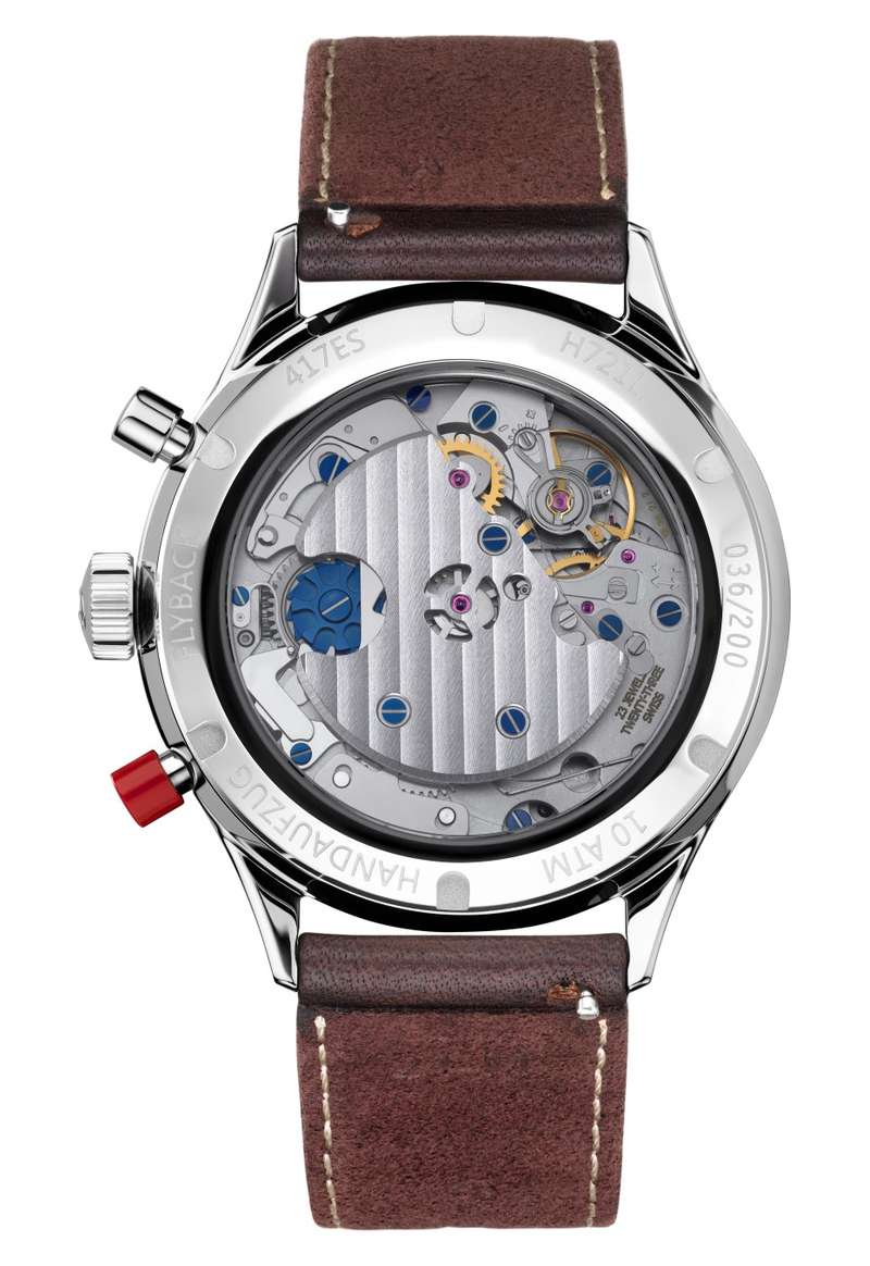 Hanhart X Porsche Fahrer Magazin 417 ES Mocha Flyback Date 42mm Mocha-brown Dial Brown Strap