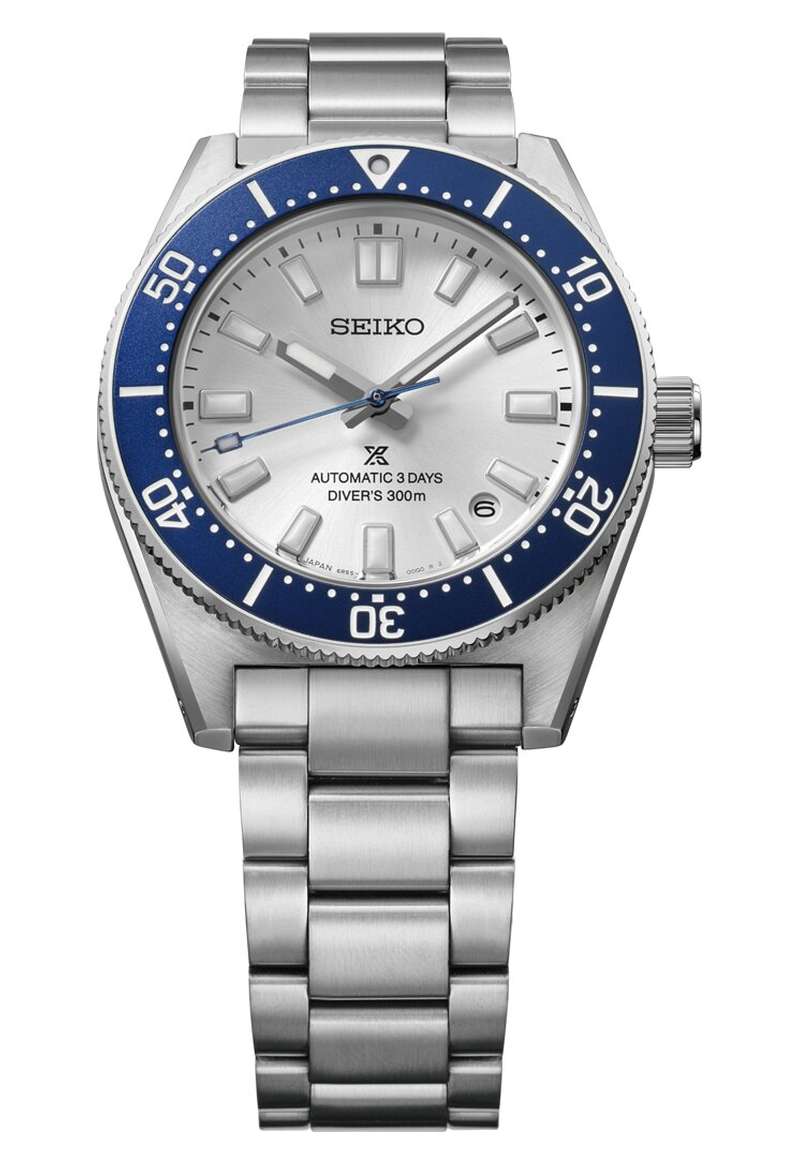 Seiko Prospex 40mm Silver-White Dial Silver Stainless Steel Bracelet