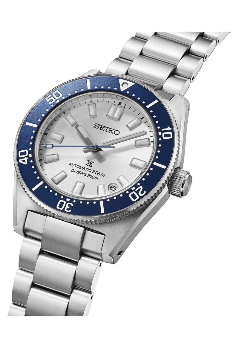 Seiko Prospex 40mm Silver-White Dial Silver Stainless Steel Bracelet