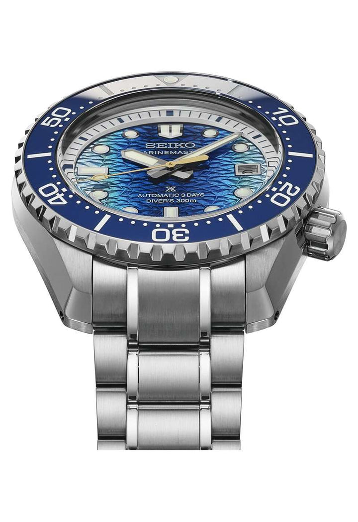 Seiko Prospex 49.3mm Blue Dial Silver Stainless Steel Bracelet