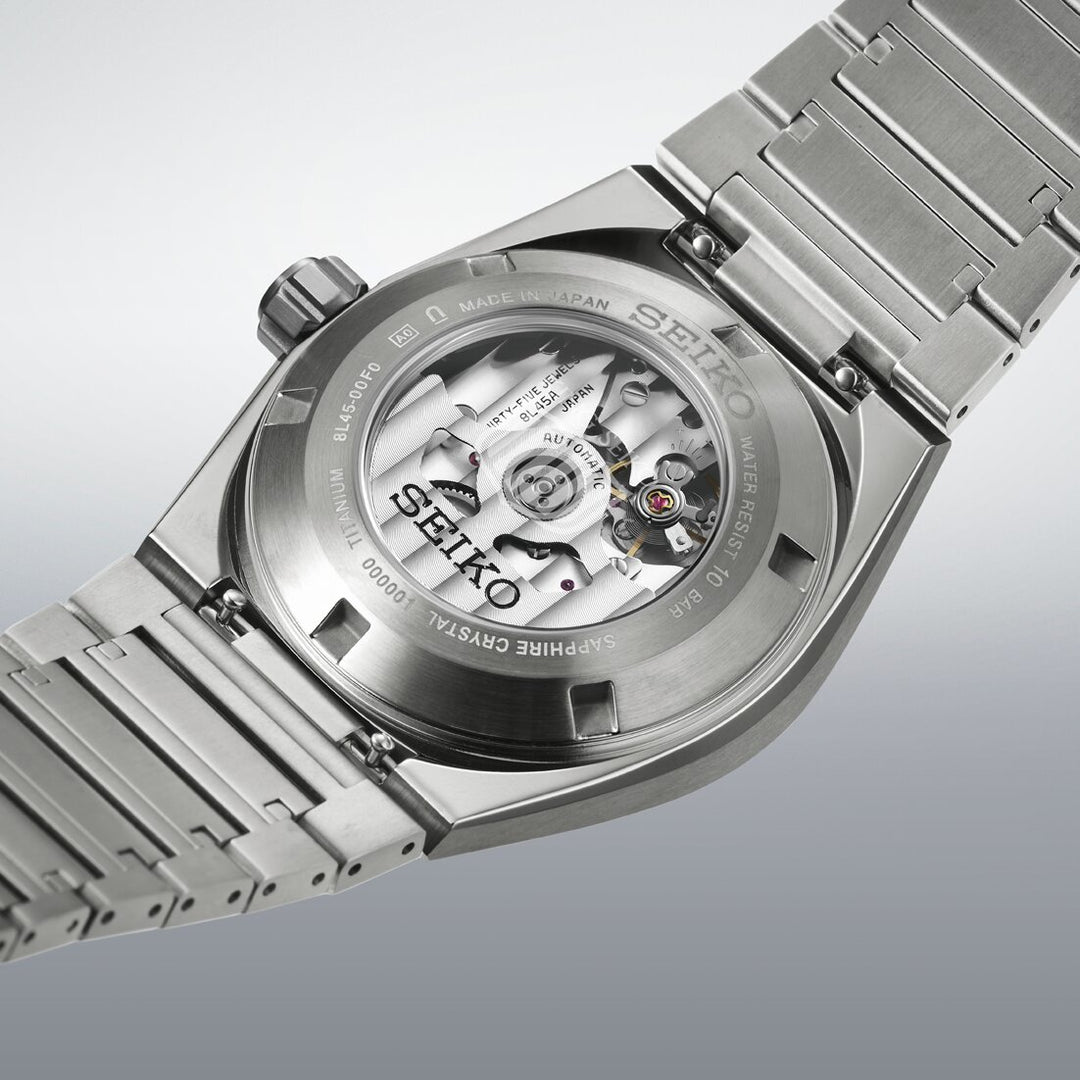 Seiko King Seiko 41mm Green Dial Silver Titanium Strap