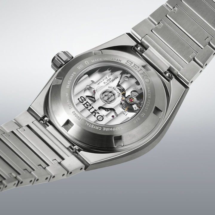 Seiko King Seiko 41mm Green Dial Silver Titanium Strap