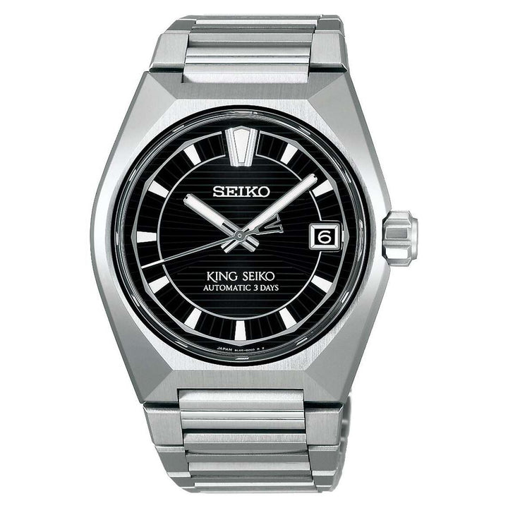 Seiko King Seiko 41mm Green Dial Silver Titanium Strap