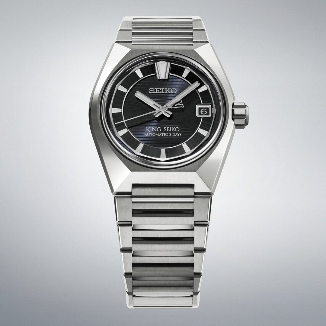 Seiko King Seiko 41mm Green Dial Silver Titanium Strap