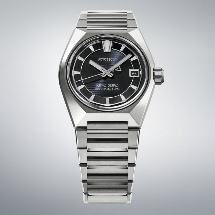 Seiko King Seiko 41mm Green Dial Silver Titanium Strap