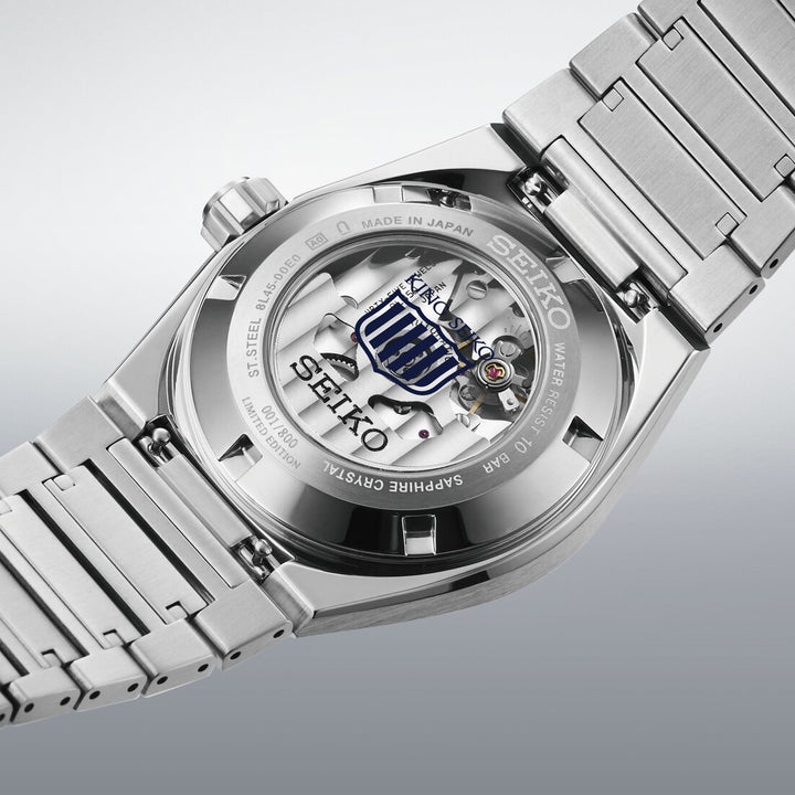 Seiko King Seiko 41mm Blue Dial Silver Titanium Strap