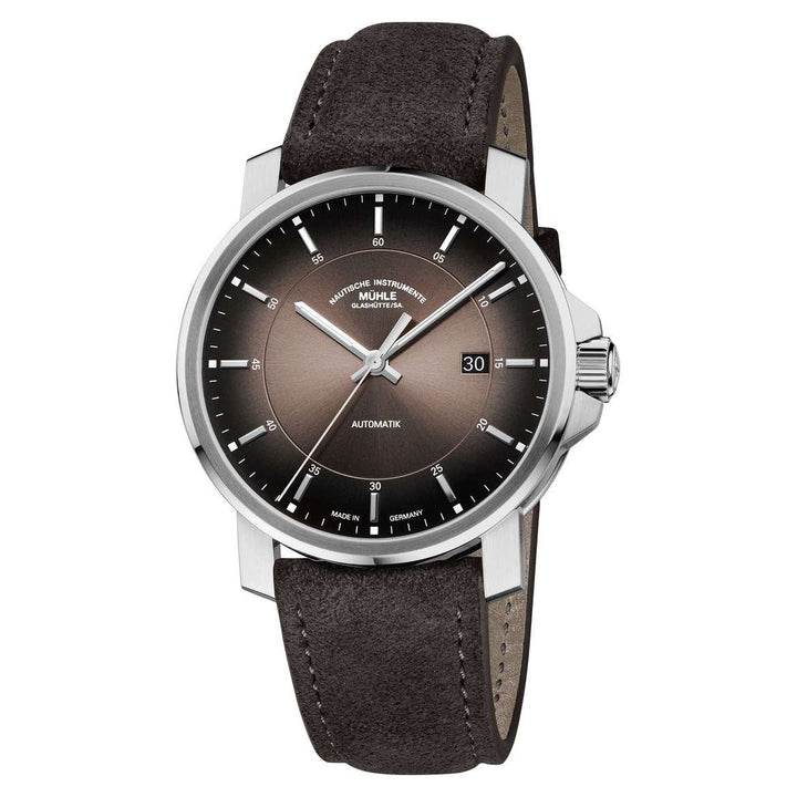 Mühle Glashütte 29er Casual 42.4mm Brown Dial Brown Strap
