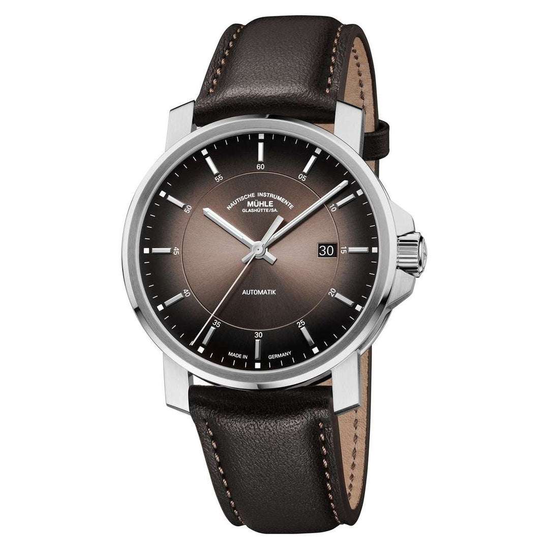 Mühle Glashütte 29er Casual 42.4mm Brown Dial Brown Strap