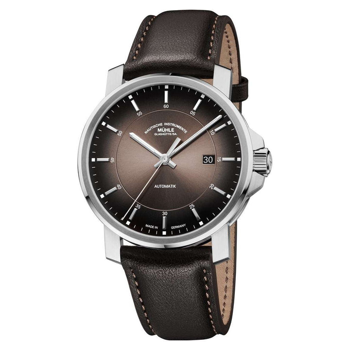 Mühle Glashütte 29er Casual 42.4mm Brown Dial Brown Strap