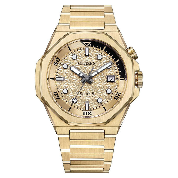 Citizen Series 8 42.6mm Gold Strap