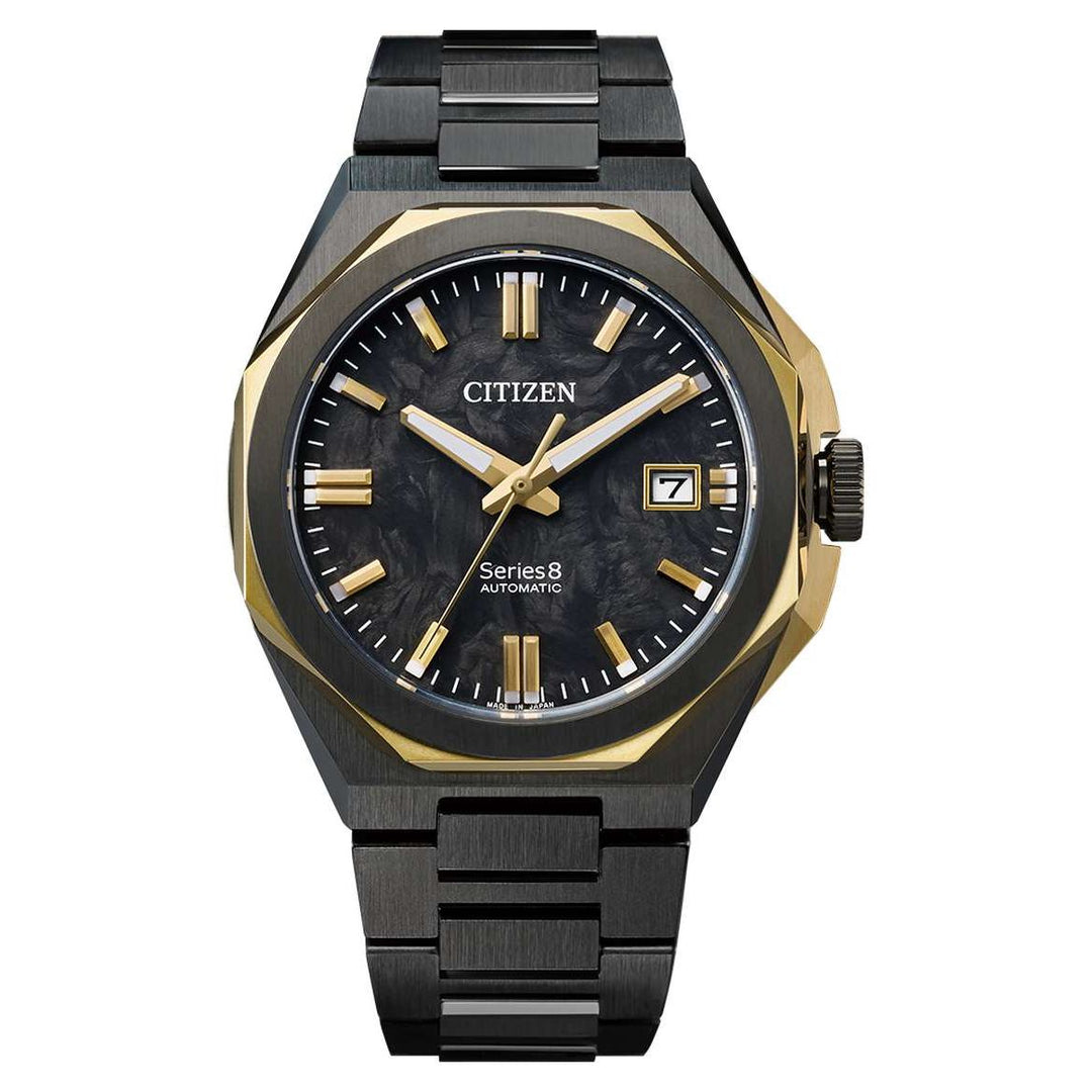 Citizen Series 8 39.3mm Black Dial Silver Strap
