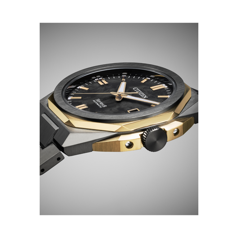 Citizen Series 8 39.3mm Black Dial Silver Strap