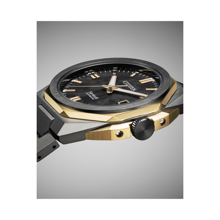 Citizen Series 8 39.3mm Black Dial Silver Strap
