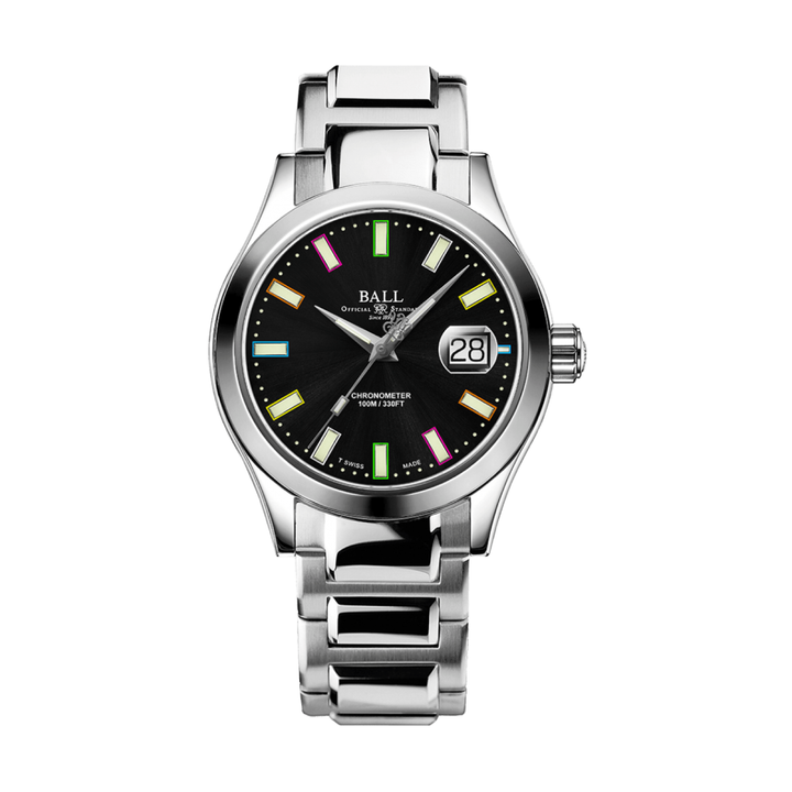 Ball Watch Engineer III Marvelight Chronometer - Caring Edition 40mm Black Dial Silver Steel Bracelet