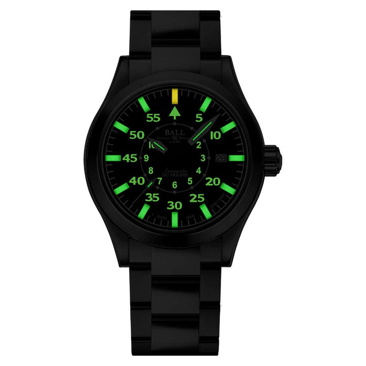 Ball Watch Watch Engineer M Normandy 40mm Black Dial Silver Steel Bracelet