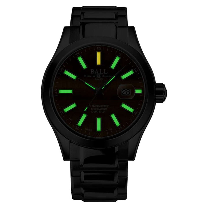 Ball Watch Watch Engineer III BRIGHT PATH 40mm Tigerite Dial Silver Steel Bracelet
