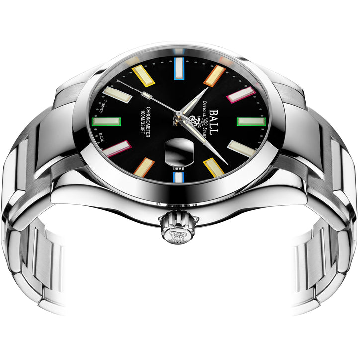 Ball Watch Engineer III Marvelight Chronometer - Caring Edition 42mm Black Dial Silver Steel Bracelet