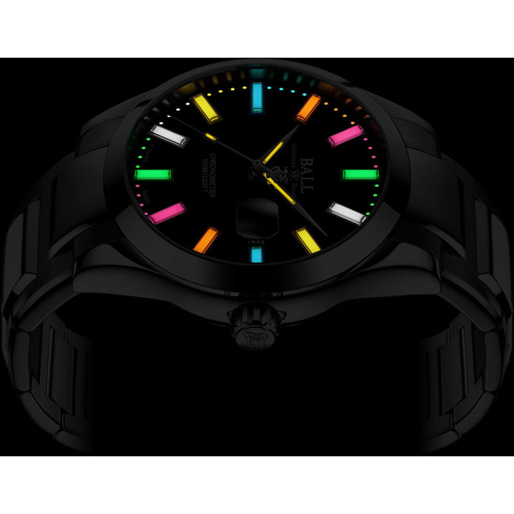 Ball Watch Engineer III Marvelight Chronometer - Caring Edition 42mm Black Dial Silver Steel Bracelet