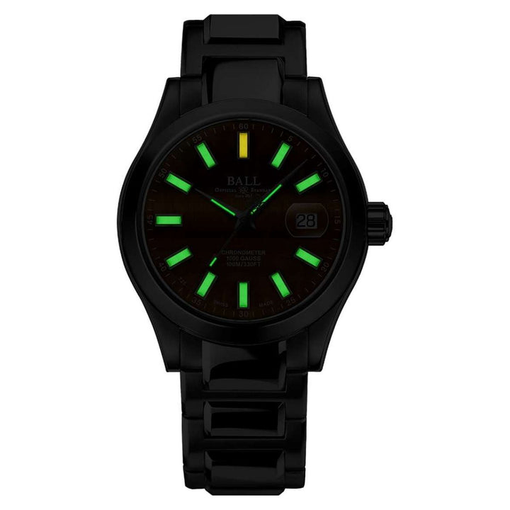Ball Watch Watch Engineer III BRIGHT PATH 43mm Tigerite Dial Silver Steel Bracelet