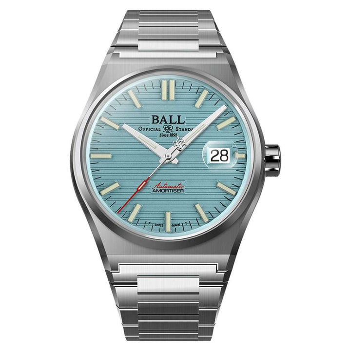 Ball Watch Watch Roadmaster PRESERVEr 40mm Ice Blue Dial Silver Steel Bracelet