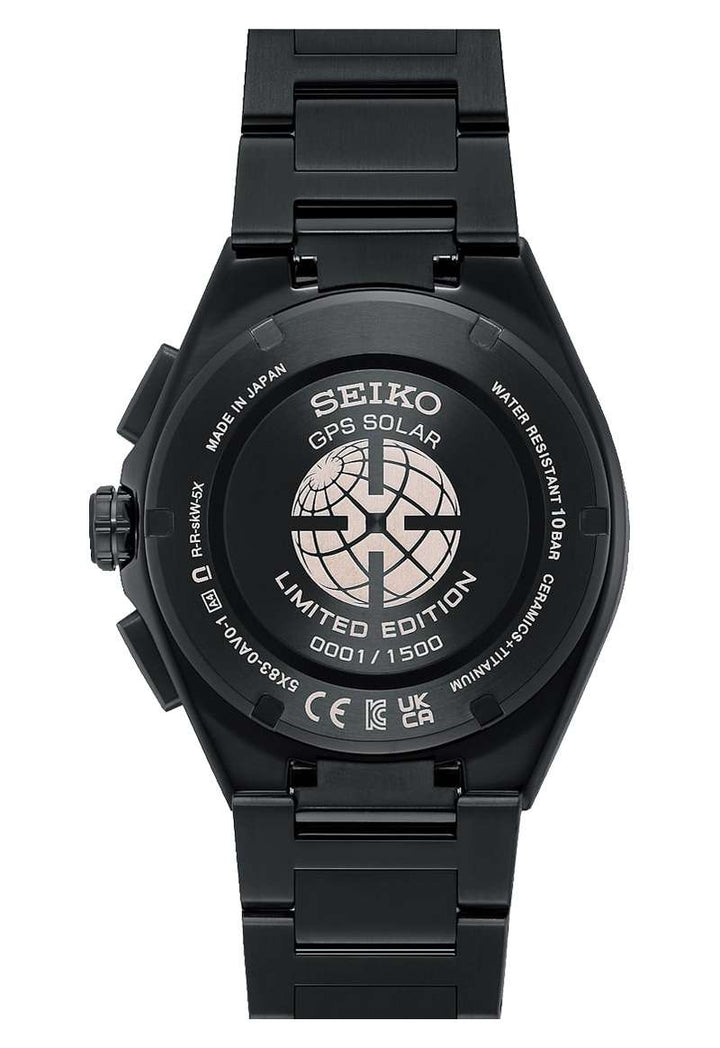 Seiko Astron 43.3mm Blue Dial Blue Strap