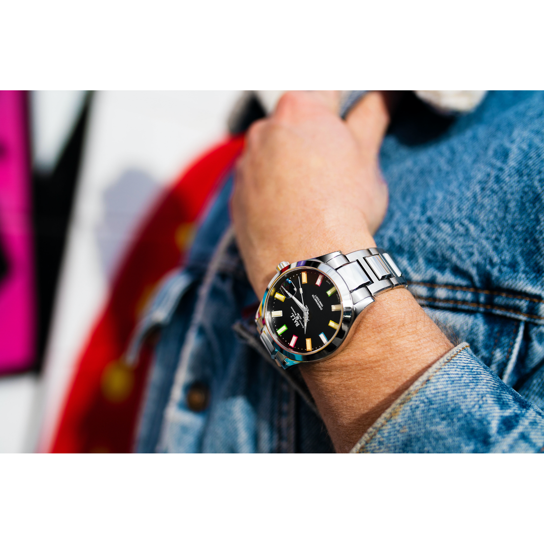 Ball Watch Engineer III Marvelight Chronometer - Caring Edition 42mm Black Dial Silver Steel Bracelet
